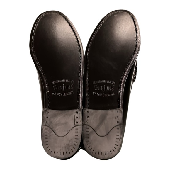 G.H. BASS ORIGINALS WHITNEY SMILEY WEEJUNS BLACK LEATHER LOAFER SIZE 8 - Picture 7 of 10
